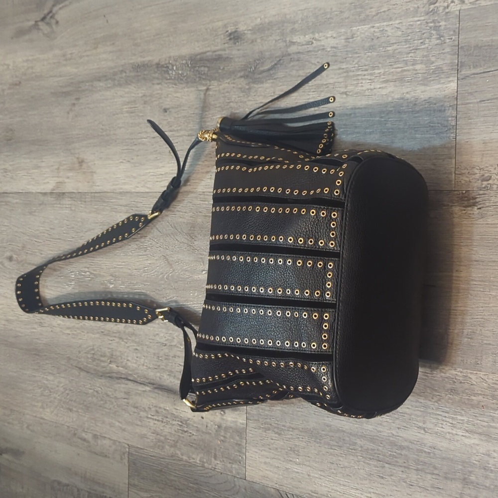 Michael Kors Brooklyn Grommet Leather Crossbody Handbag NWT - Picture 9 of 13